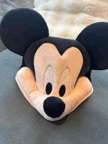 새상품급 미키마우스 팬캡 모자 봉제 인형