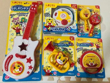 호비(시마지로) 첫 기타, 탬버린, 트럼펫, 마라카스 악기 5종 세트