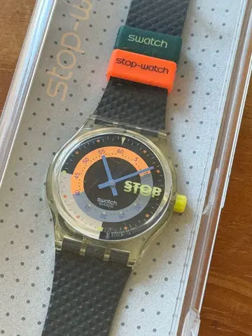 SWATCH 스톱워치 미사용 배터리 교환 완료