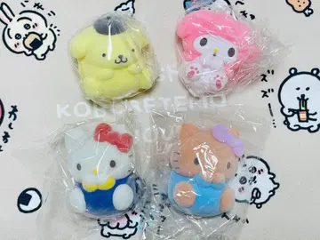 4종 세트 산리오 캐릭터즈 야와못찌 캡슐 토이