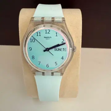 Swatch 블루 손목시계