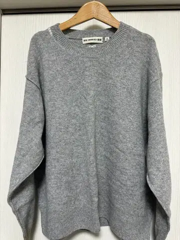 ANYA HINDMARCH 그레이 니트 스웨터 3XL