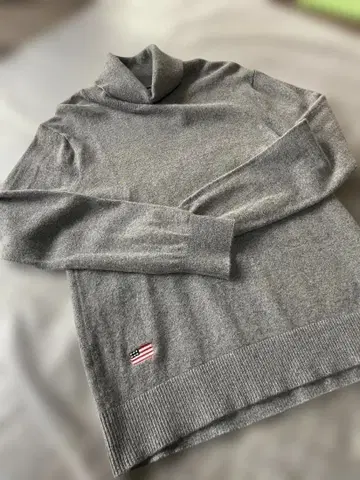 BRIEFING 그레이 모크넥 스웨터 M 사이즈