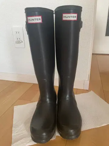 HUNTER 블랙 장화