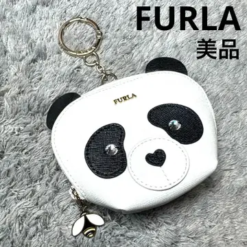 [ 새상품급 ] FURLA 훌라 팬더 미니 지갑 코인 케이스 참