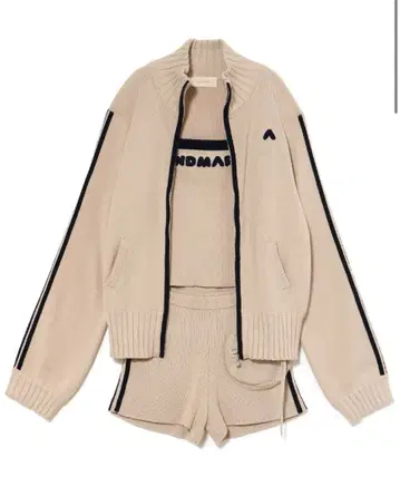 andmary Zoe full zip set up beige