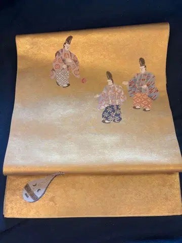 고전 패턴 후쿠로 오비 새상품