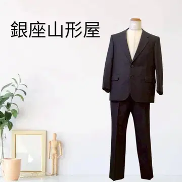 zG739 [ F ] 긴자 야마가타야 셋업 테일러드 노치드 라펠