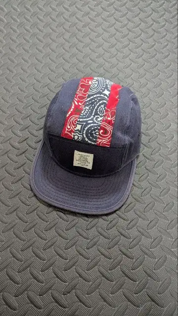 APPLEBUM 반다나 패턴 캡 네이비