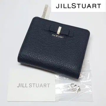 [ 미사용 새상품 ] 질스튜어트 미스티 L자형 지퍼 접이식 지갑 블랙