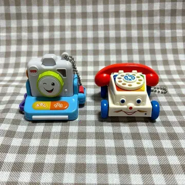 캡슐 토이 가챠가챠 fisher-price 미니 컬렉션 2점