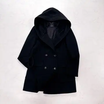 23구 후디드 코트 코트 캐시미어 양모 램스울 빅 사이즈 40