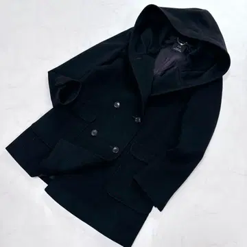 23구 후디드 코트 코트 캐시미어 양모 램스울 빅 사이즈 40