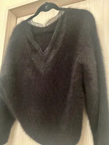 FRAY I.D 프레이 아이디 라쿤 니트 블랙