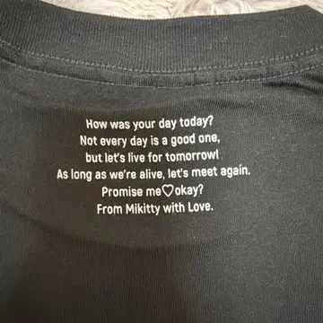 후지모토 미키 굿즈 T셔츠 L 사이즈