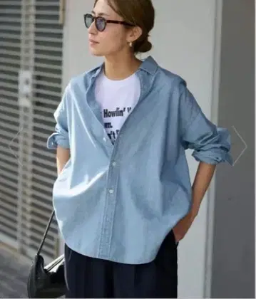 택 포함 새상품 FRAMeWORK 명품! 바지 셔츠 색스 블루