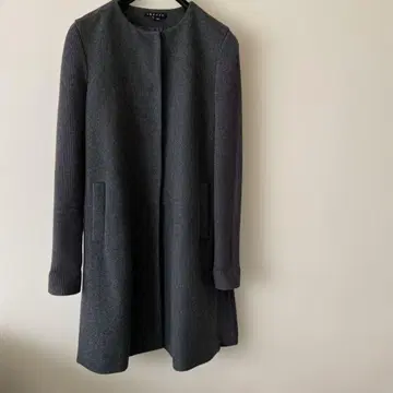 띠어리 그레이 노카라 코트 S/P