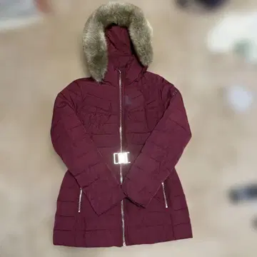 MICHAEL KORS 버건디 다운 자켓