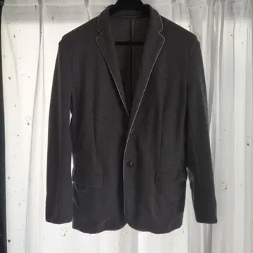 그린 라벨 그레이 블레이저 겉옷