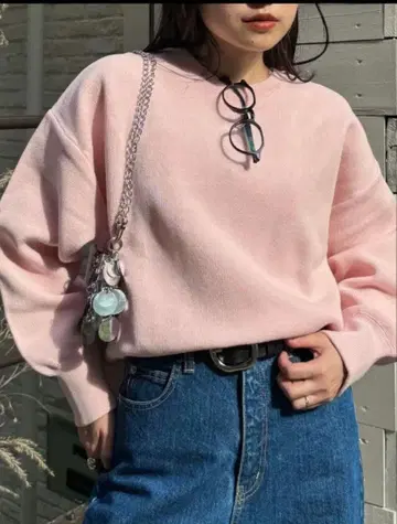 CIAOPANIC TYPY 핑크 니트 스웨터 에어리 컴포트 니트