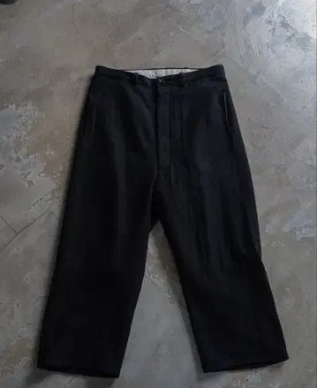 PRY 슈 Washed Serge Sarouel Wide Pants