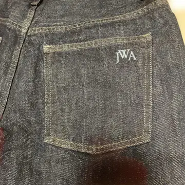 유니클로 jw 앤더슨 스트레이트 청바지 긴 길이+ 69 네이비