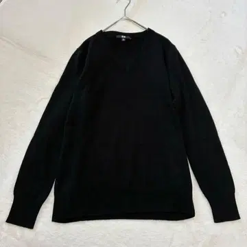 [ 새상품급 ] UNIQLO 니트 캐시미어100% 긴팔 V넥 스웨터