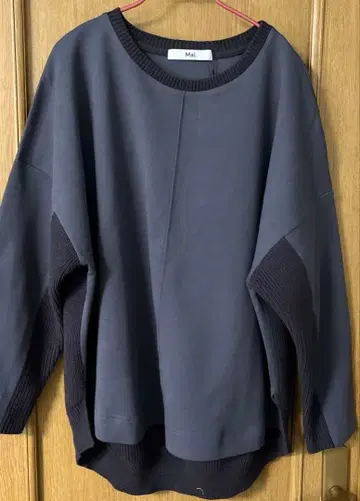 Mal.레레레 니트 도킹 풀오버 그레이