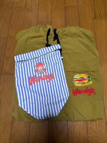 [Wendy's x ear] 수납 가방 포함 레인코트