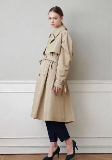 미사용 새상품 Cherish cherry 트렌치코트 3way 프리 사이즈