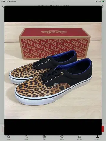 새상품 VANS 반스 에라 era 레오파드 27.5cm