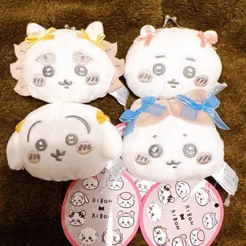 치이카와 미니 동전 지갑 ~리본~ 4개 세트