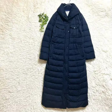 [ PLST ] 레어 사이즈 롱 다운 코트 네이비 4 L 상당