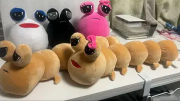 에이리언 미세스 포우 포우 봉제 인형 애벌레형 묶음 판매 개구리