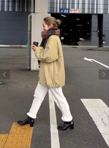 PON 기획 충전솜 스탠드 카라 자켓