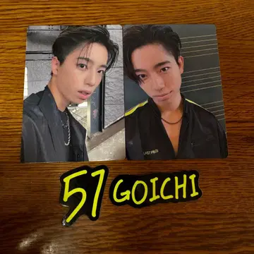 THE LAST PIECE 랜덤 포토 카드 씰 GOICHI 세트