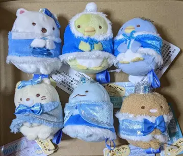 스미코구라시 스미코 크리스마스 테노테노리 봉제 인형 6점