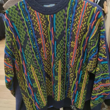 geoccu 다색 울 니트 스웨터