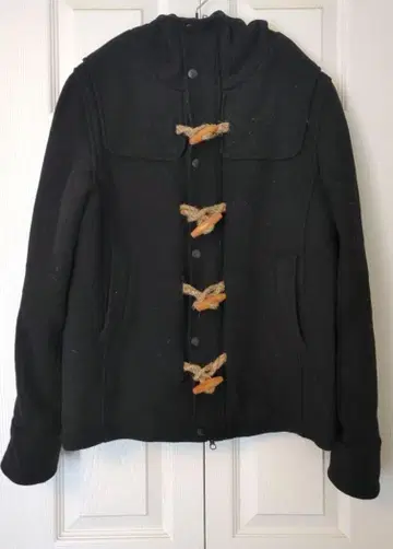 MILITARY WORKS 블랙 더플 코트 L 사이즈