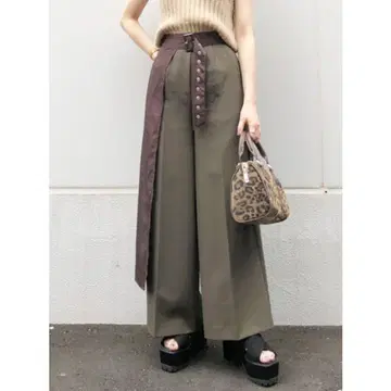 무루아 커버 와이드 팬츠