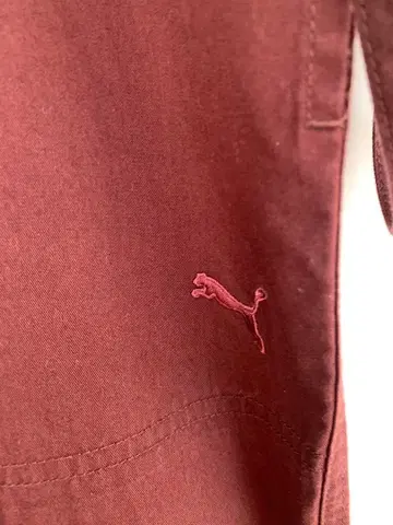 Puma 버건디 스트레이트 팬츠