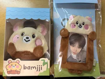 DREAMIEZ 지성 bamjji 봉제 인형 트레이딩 카드 케이스