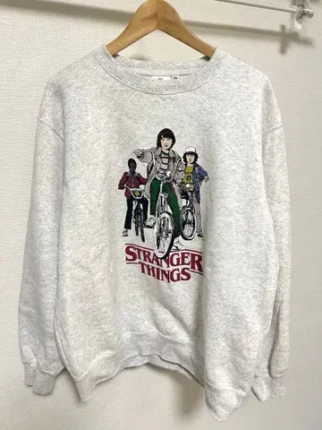 스트레인저 씽스 x GU 맨투맨 기묘한 이야기