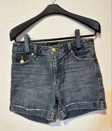 Orvin Jeans 다크 데님 숏팬츠