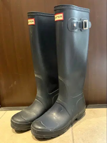 HUNTER 헌터 레인부츠 36 블랙 장화 방수 인기 모델