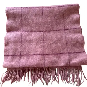 귀여운 핑크 머플러 울 100%