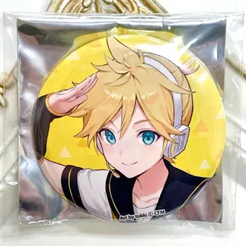 [ 익명 배송 ] 카가미네 렌 빌레반 원형 캔뱃지 빌리지 뱅가드