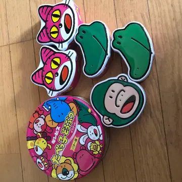 타베코 동물 빈 캔과 캡슐 세트
