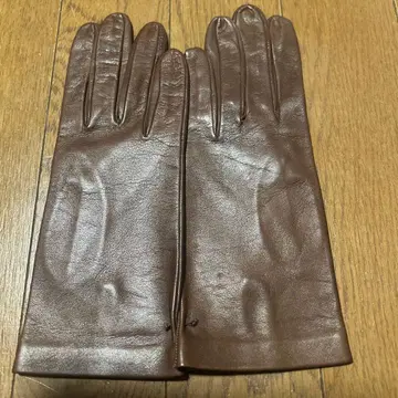 이탈리아제 천연 가죽 여성 장갑 브라운