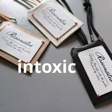 인톡시크 가죽 키링 넥스트랩 카드 케이스